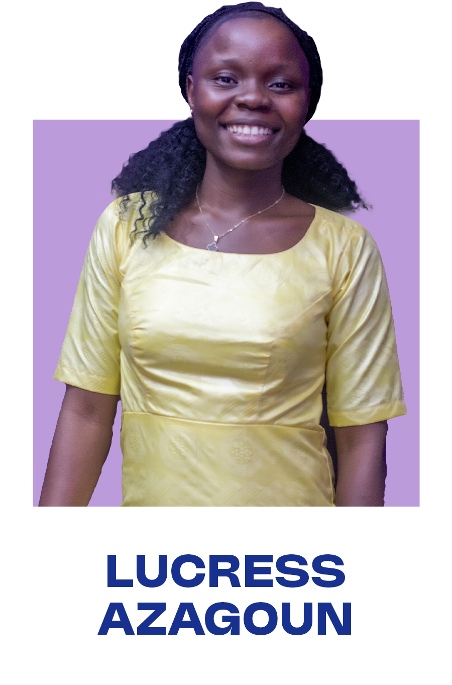 Portrait de Lucress AZAGOUN